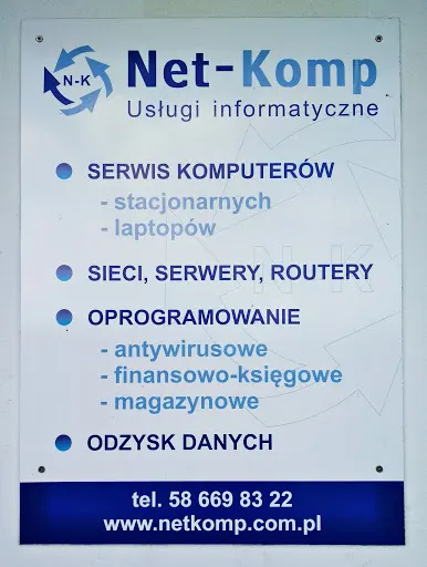 Net-Komp Usługi informatyczne, obsługa, opieka informatyczna, sieci, serwery - Gdynia